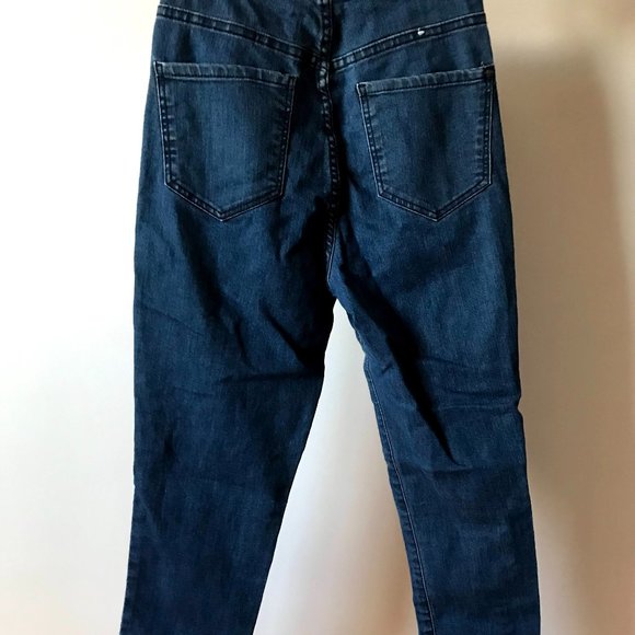 Garage Roller Jeggings Stretchy High Waisted Medium/Deep Wash - Picture 3 of 3